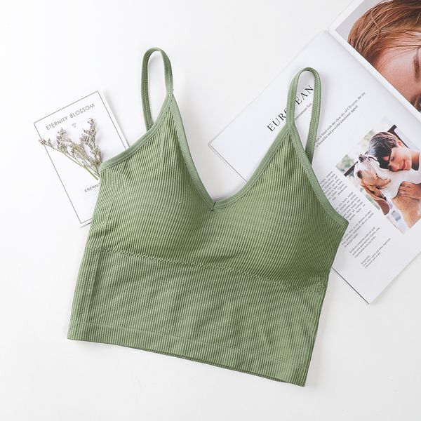 u-shaped seamless tube bra wire camisole bras beauty back sports fitness bra underwear, Black;white
u-shaped seamless tube bra wire camisole bras beauty back sports fitness bra underwear, Black;white