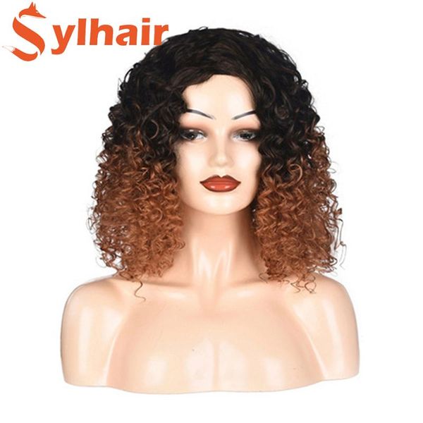 synthetic wigs black afro curly for women middle part short hair wig heat resistant america daily party headgear with clips
synthetic wigs black afro curly for women middle part short hair wig heat resistant america daily party headgear with clips