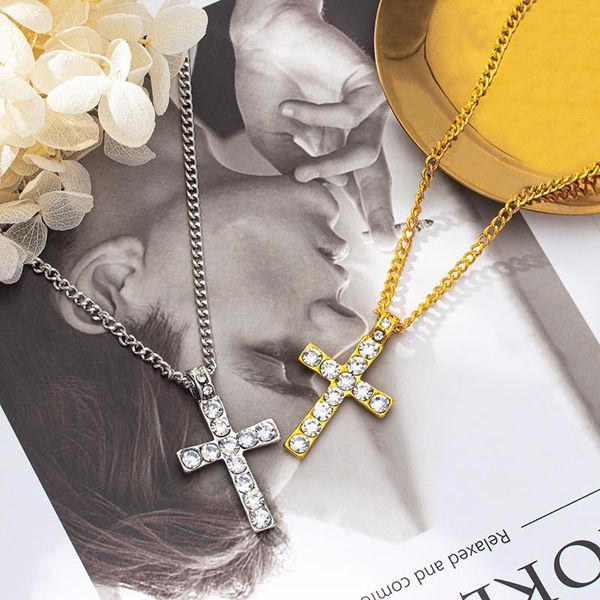 vintage crystal cross chain choker pendant necklaces for women fashion stainless steel gold silver color trend 2021 jewelry chains
vintage crystal cross chain choker pendant necklaces for women fashion stainless steel gold silver color trend 2021 jewelry chains