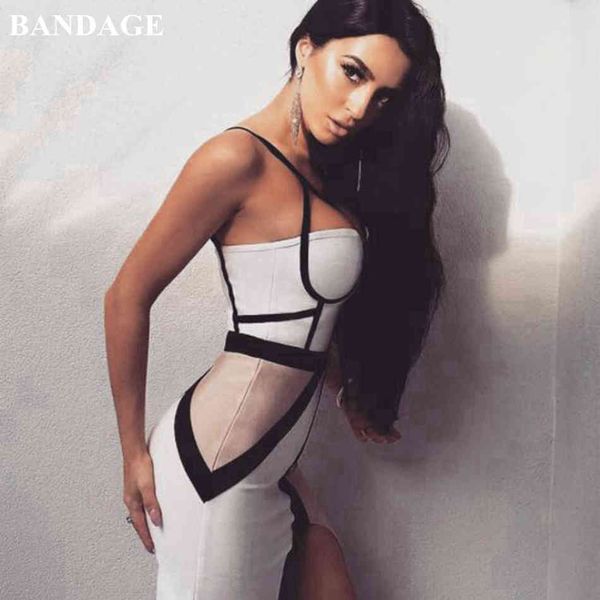 patchwork bandage dress women 2021 spaghetti strap strapless knee length dresses party club bodycons split ladies vestidos x0521, Black;gray 
patchwork bandage dress women 2021 spaghetti strap strapless knee length dresses party club bodycons split ladies vestidos x0521, Black;gray