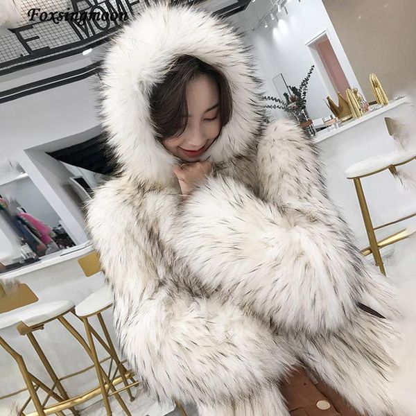 women's fur & faux winter thicken warm coat female long sleeve solid jackets autumn office lady elegant coats hooded, Black
women's fur & faux winter thicken warm coat female long sleeve solid jackets autumn office lady elegant coats hooded, Black