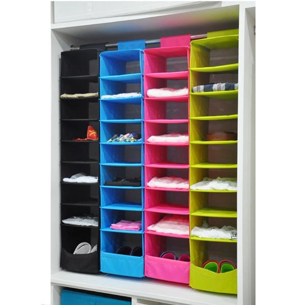 storage boxes & bins magideal 9-section hanging shelve wardrobe closet organiser for coat shirt pants
storage boxes & bins magideal 9-section hanging shelve wardrobe closet organiser for coat shirt pants
