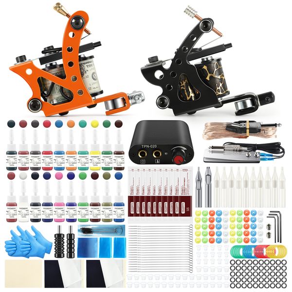 tattoo machines tattoo kit gun with inks power ply pedal body art tools tattoo set complete accessories plies from ru/us
tattoo machines tattoo kit gun with inks power ply pedal body art tools tattoo set complete accessories plies from ru/us