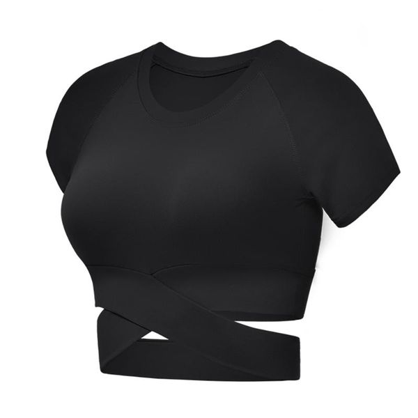 yoga outfits midriff-baring shirt women outdoor sports running short-sleeved female gym fitness workout wear t-shirt, White;red
yoga outfits midriff-baring shirt women outdoor sports running short-sleeved female gym fitness workout wear t-shirt, White;red
