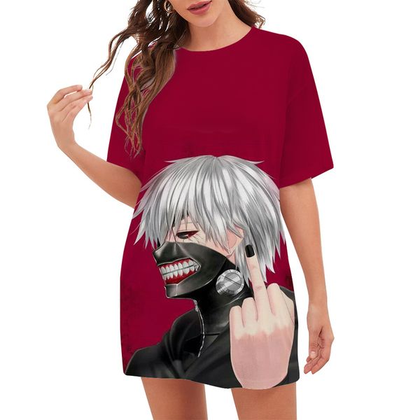 cloocl anime tokyo ghoul women t-shirts printed personalized lady clothes loose short sleeve harajuku teens leisure outfits diy customize, White
cloocl anime tokyo ghoul women t-shirts printed personalized lady clothes loose short sleeve harajuku teens leisure outfits diy customize, White