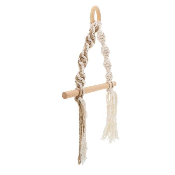 toilet paper holders 1pc roll hanging holder cotton linen rope shelf punch rack (wood color)
toilet paper holders 1pc roll hanging holder cotton linen rope shelf punch rack (wood color)