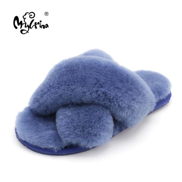 slippers genuine natural fur shoes woman indoor floor home wool winter flats sweet lady, Black
slippers genuine natural fur shoes woman indoor floor home wool winter flats sweet lady, Black