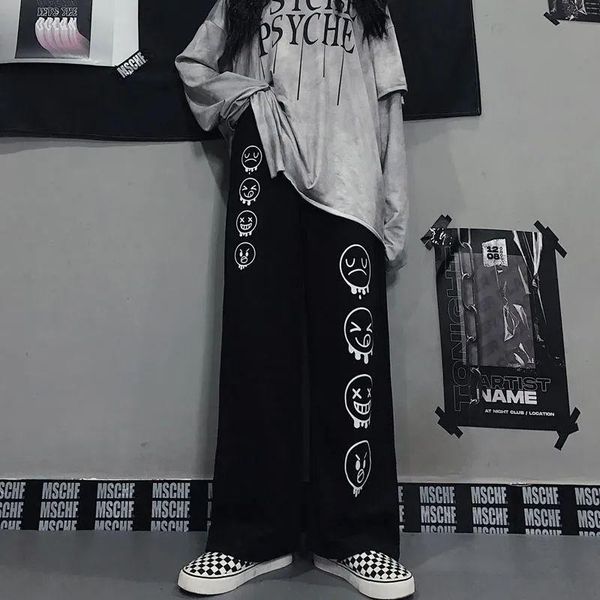 women's pants & capris casual black cool streetwear women high street joggers trousers hip hop rock spring summer punk cargo females, Black;white
women's pants & capris casual black cool streetwear women high street joggers trousers hip hop rock spring summer punk cargo females, Black;white