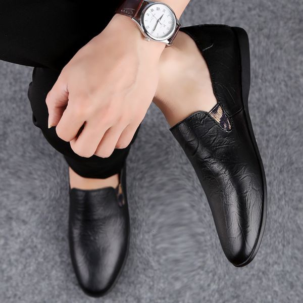 dress shoes men loafers slip on outdoor man boat 's sneakers casual genuine leather corium moccasins homme 00ng, Black
dress shoes men loafers slip on outdoor man boat 's sneakers casual genuine leather corium moccasins homme 00ng, Black