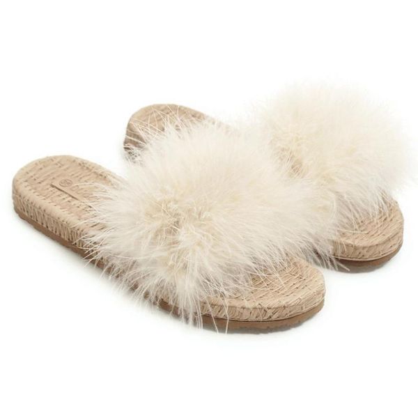 mane faux fur flat slippers women platform bottomed open toe leisure sandals mules shoes chaussures femme kapcie a40, Black
mane faux fur flat slippers women platform bottomed open toe leisure sandals mules shoes chaussures femme kapcie a40, Black