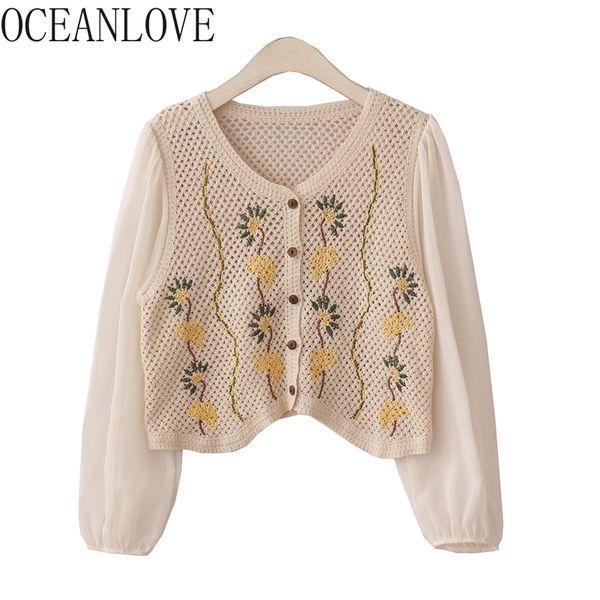 spring japan style kawaii floral blusas mujer chiffon knitted patchwork shirts v neck loose blouses women 210415, White
spring japan style kawaii floral blusas mujer chiffon knitted patchwork shirts v neck loose blouses women 210415, White