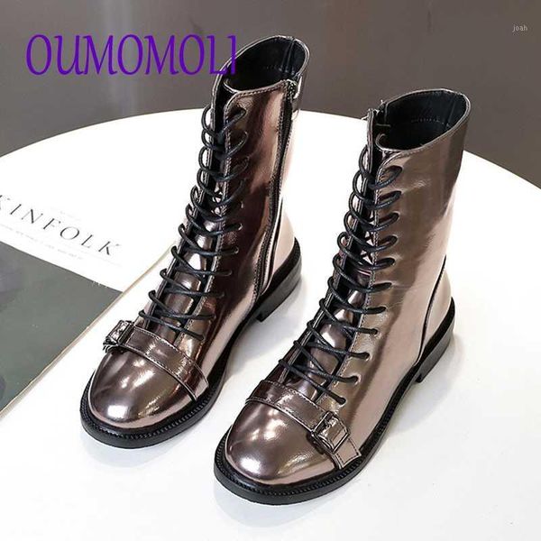 boots women motorcycle autumn fashion patent leather round toe lace-up combat shoes ladies snow v2291, Black
boots women motorcycle autumn fashion patent leather round toe lace-up combat shoes ladies snow v2291, Black