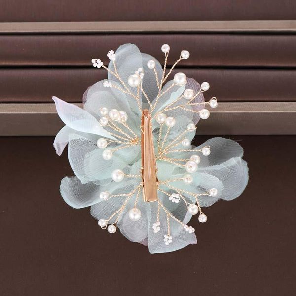 hair clips & barrettes korean exquisite gauze flower pins fairy imitation pearl decorate hairclip wedding kids performance acces jewelry, Golden;silver 
hair clips & barrettes korean exquisite gauze flower pins fairy imitation pearl decorate hairclip wedding kids performance acces jewelry, Golden;silver