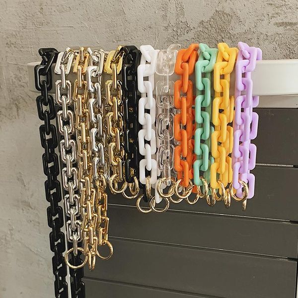 bag parts & accessories messenger chain thick cloud acrylic resin handbag strap, Black
bag parts & accessories messenger chain thick cloud acrylic resin handbag strap, Black