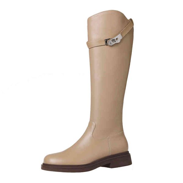 leather high knight long boots ladies riding autumn and winter new low-heel motorcycle zipper knee, Black
leather high knight long boots ladies riding autumn and winter new low-heel motorcycle zipper knee, Black