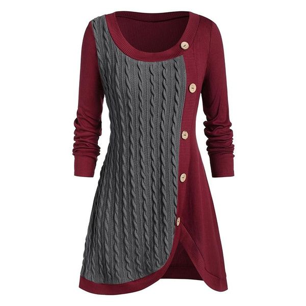 women's sweaters casual knitted dress sweater pullover female loose fall winter women o-neck button twist knit, White;black
women's sweaters casual knitted dress sweater pullover female loose fall winter women o-neck button twist knit, White;black