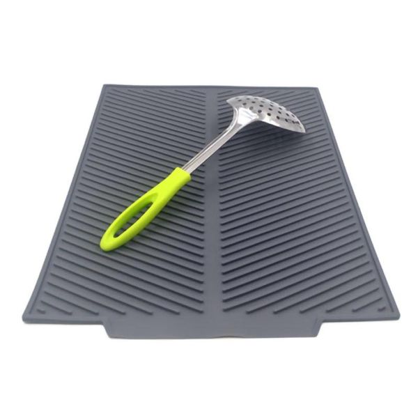 mats & pads rectangular silicone drain mat for drying dishes heat resistant pad non-slip tray thick water baking tool kitchen utensils
mats & pads rectangular silicone drain mat for drying dishes heat resistant pad non-slip tray thick water baking tool kitchen utensils