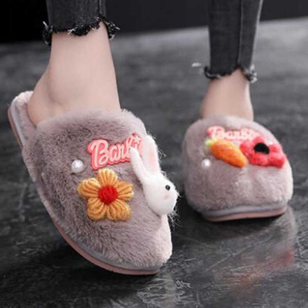 woman shoes korean version rabbit plush baotou half slippers female comfortable at home indoor non-slip s967 210625, Black
woman shoes korean version rabbit plush baotou half slippers female comfortable at home indoor non-slip s967 210625, Black