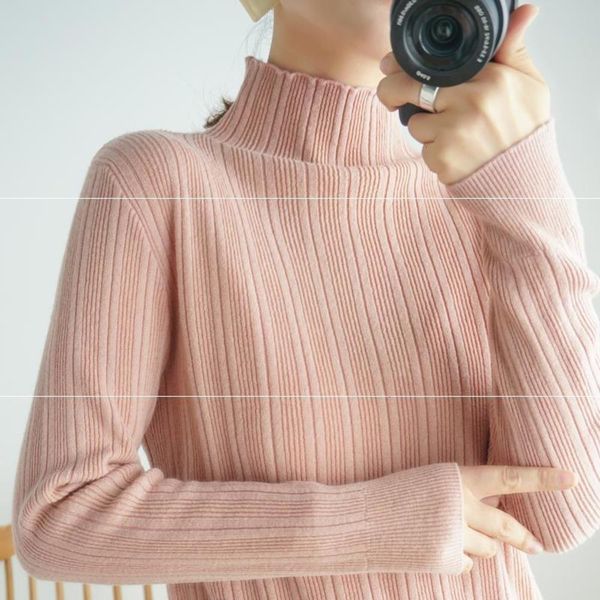 women's sweaters sweatersautumn and winter semi high collar pullover long sleeve sweater short striped non cashmere large base coat d30, White;black
women's sweaters sweatersautumn and winter semi high collar pullover long sleeve sweater short striped non cashmere large base coat d30, White;black