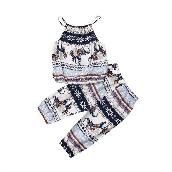 1 6years toddler kid baby girl summer elephant vest leggings outfit set clothes, White
1 6years toddler kid baby girl summer elephant vest leggings outfit set clothes, White