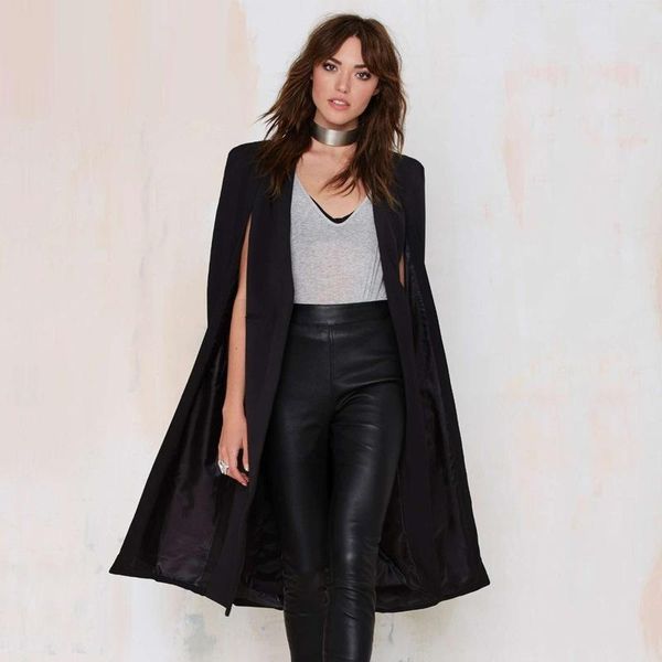 women's trench coats autumn and winter european american casual jacket cape-style buckleless shawl windshield, Tan;black
women's trench coats autumn and winter european american casual jacket cape-style buckleless shawl windshield, Tan;black