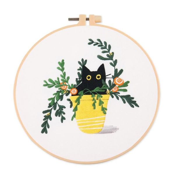 other arts and crafts cat beginner needlework kits embroidery set cross stitch series diy embroidered cloth thread
other arts and crafts cat beginner needlework kits embroidery set cross stitch series diy embroidered cloth thread