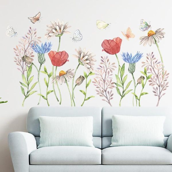 wall stickers colorful floral plants flowers butterfly sticker hall background decoration pvc wallpaper for living room
wall stickers colorful floral plants flowers butterfly sticker hall background decoration pvc wallpaper for living room