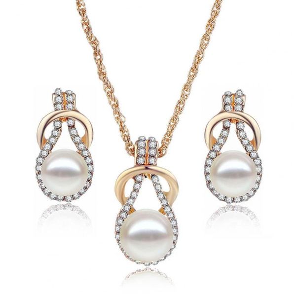 earrings & necklace classical alloy set water drop shape well polished faux pearl golden for valentine day, Silver
earrings & necklace classical alloy set water drop shape well polished faux pearl golden for valentine day, Silver