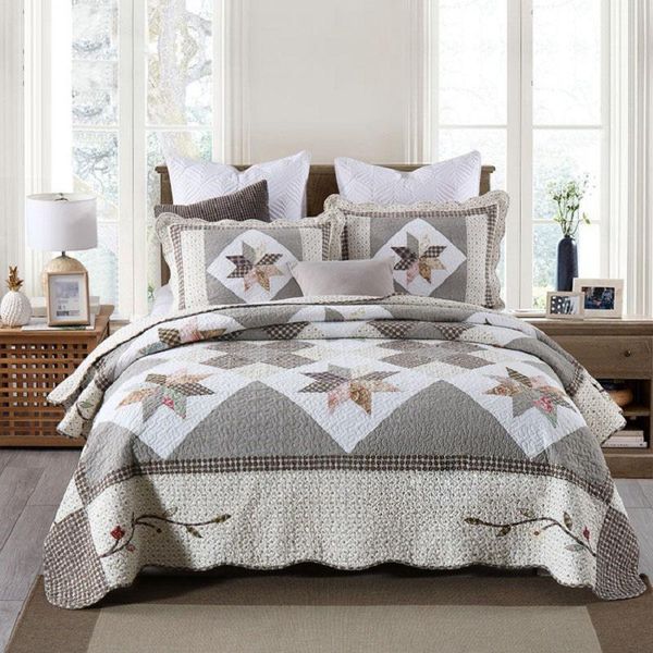 comforters & sets chausub cotton bedspread on the bed quilt set 3pcs vintage patchwork coverlet cover pilowcase queen size blanket for
comforters & sets chausub cotton bedspread on the bed quilt set 3pcs vintage patchwork coverlet cover pilowcase queen size blanket for