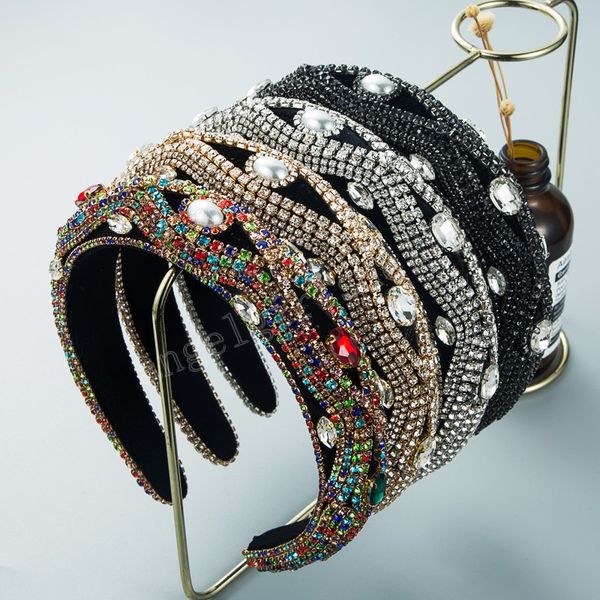 vintage colorful rhinestone headband luxury crystal imitation pearl hairband bridal wedding hair accessories, Slivery;white
vintage colorful rhinestone headband luxury crystal imitation pearl hairband bridal wedding hair accessories, Slivery;white