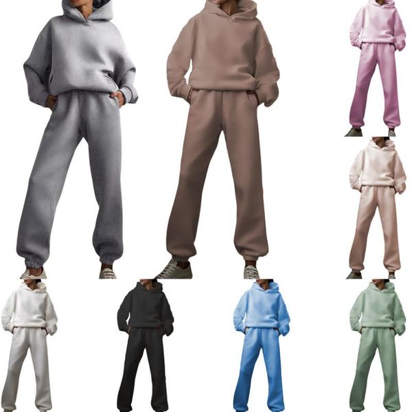 women's two piece pants ladies breathable leisure suit, women spring autumn simple style solid color long sleeve hooded + trousers set, White
women's two piece pants ladies breathable leisure suit, women spring autumn simple style solid color long sleeve hooded + trousers set, White