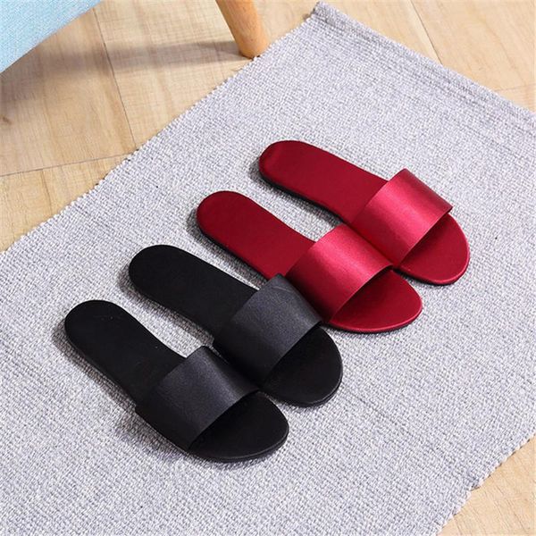 slippers indoor home shoes women silk slides solid colors comfortable slipper ladies flat heel beach, Black
slippers indoor home shoes women silk slides solid colors comfortable slipper ladies flat heel beach, Black