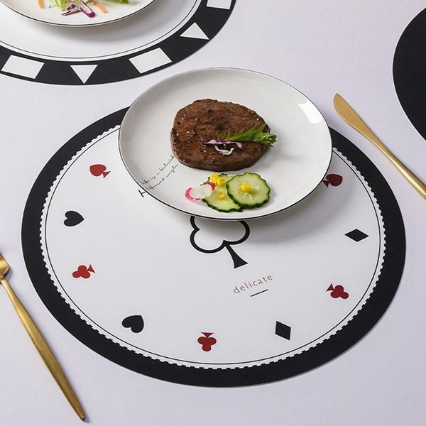 mats & pads ins round insulation mat poker printed oil-proof table anti-scalding pot household plastic western place j
mats & pads ins round insulation mat poker printed oil-proof table anti-scalding pot household plastic western place j