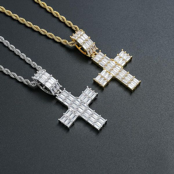 pendant necklaces bling cross brass pendants men hip hop jewelry for man and women cn334, Silver
pendant necklaces bling cross brass pendants men hip hop jewelry for man and women cn334, Silver