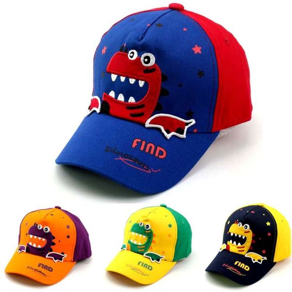 children's hat cartoon dinosaur boys and girls children's korean cap spring autumn trend baseball, Yellow
children's hat cartoon dinosaur boys and girls children's korean cap spring autumn trend baseball, Yellow
