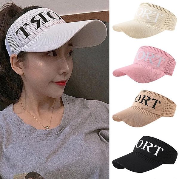 summer women sunscreen sun hat outdoor sports empty breathable hats big brim baseball cap letters printed visor wide, Blue;gray
summer women sunscreen sun hat outdoor sports empty breathable hats big brim baseball cap letters printed visor wide, Blue;gray