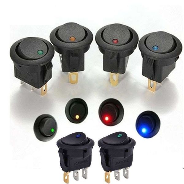 1pcs led round12v 3-pin on/off rocker switch waterproof auto boa luminescence toggle switches
1pcs led round12v 3-pin on/off rocker switch waterproof auto boa luminescence toggle switches
