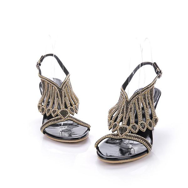dress shoes 2021 summer personality tassel pattern rhinestone sandals black high heel women's evening rough
dress shoes 2021 summer personality tassel pattern rhinestone sandals black high heel women's evening rough