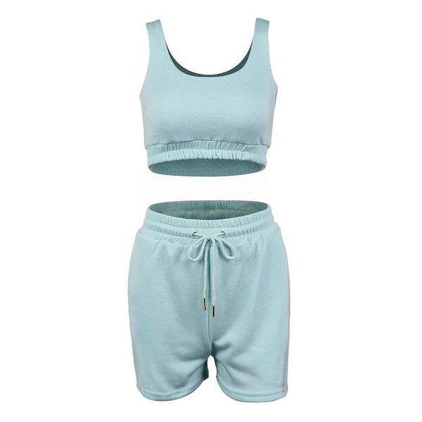 spring and summer european american conjuntos de mujer women's umbilical vest lace-up shorts two-piece female tracksuits, Gray
spring and summer european american conjuntos de mujer women's umbilical vest lace-up shorts two-piece female tracksuits, Gray