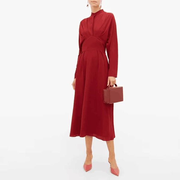 casual dresses french retro hepburn small red dress with hip covering showing thin foreign style temperament mid long autumn, Black;gray
casual dresses french retro hepburn small red dress with hip covering showing thin foreign style temperament mid long autumn, Black;gray