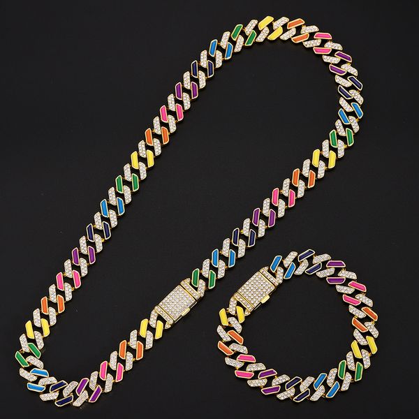 2pcsnew hip hop iced out miami zircon 12 mm cuban woman full pave rhinestone necklace multicolor necklaces for men jewelr gift, Silver
2pcsnew hip hop iced out miami zircon 12 mm cuban woman full pave rhinestone necklace multicolor necklaces for men jewelr gift, Silver