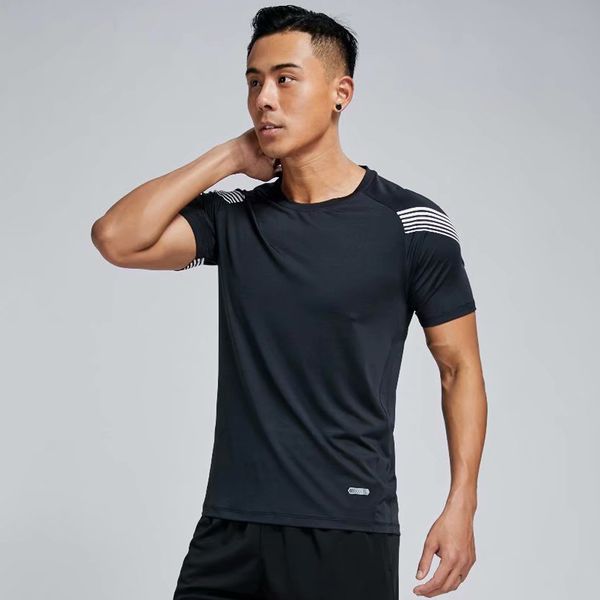 training sportswear men's fitness gym workout shirt athletic workout shirt running jogging sports clothes shirts, White;black
training sportswear men's fitness gym workout shirt athletic workout shirt running jogging sports clothes shirts, White;black