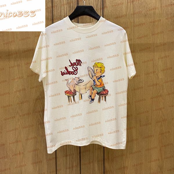 21ss summer tee creative comics boy cat licking plate printing mid-length short-sleeved shirt t-shirt size s-2xl, White;black
21ss summer tee creative comics boy cat licking plate printing mid-length short-sleeved shirt t-shirt size s-2xl, White;black