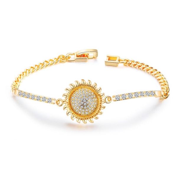 charm bracelets hemiston latest creative lady sunflower crystal bracelet ladies fashion temperament holiday gift, Golden;silver
charm bracelets hemiston latest creative lady sunflower crystal bracelet ladies fashion temperament holiday gift, Golden;silver