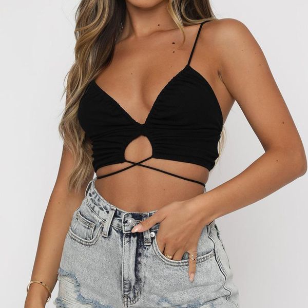 women's tanks & camis women solid camisole clubwear spaghetti strap v neck cross tie-up crop cami hollow out halter ruched top, White
women's tanks & camis women solid camisole clubwear spaghetti strap v neck cross tie-up crop cami hollow out halter ruched top, White
