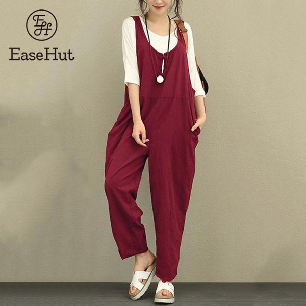 2011EaseHut Retro Cotton Linen Rompers Womens Jumpsuits 2021 Female Backless Overalls Playsuit Plus Size Pantalon Palazzo macacao, Coffee
2011EaseHut Retro Cotton Linen Rompers Womens Jumpsuits 2021 Female Backless Overalls Playsuit Plus Size Pantalon Palazzo macacao, Coffee