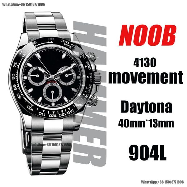 wristwatches men's automatic mechanical watch 116500 v4 904l stainless steel 4130 movement 1:1 version chronograph, Slivery;brown
wristwatches men's automatic mechanical watch 116500 v4 904l stainless steel 4130 movement 1:1 version chronograph, Slivery;brown