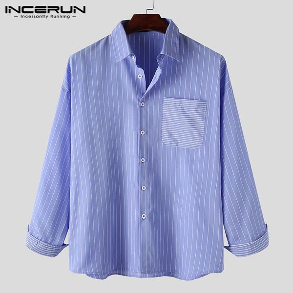 fashion men patchwork striped shirt long sleeve turn down collar casual brand shirts loose streetwear chic 2021 camisas men's, White;black
fashion men patchwork striped shirt long sleeve turn down collar casual brand shirts loose streetwear chic 2021 camisas men's, White;black