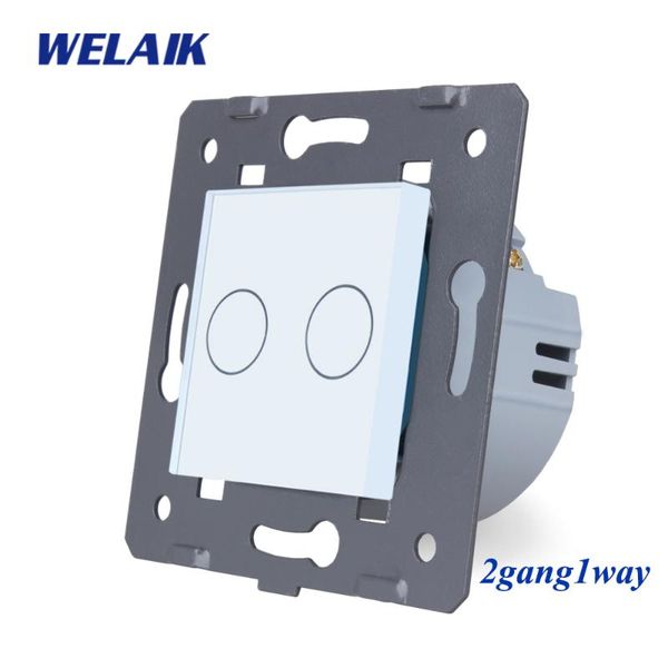 smart home control welaik eu wall-switch glass-panel touch-switch diy-parts-screen wall-light-switch 2gang-1way ac250v-a921w
smart home control welaik eu wall-switch glass-panel touch-switch diy-parts-screen wall-light-switch 2gang-1way ac250v-a921w