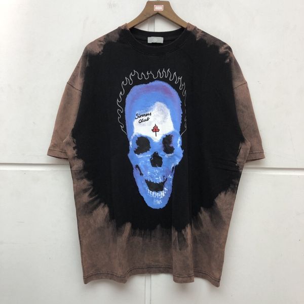 men t shirt apparel tie dye printed short sleeve men's womens hip hop tee t-shirts, White;black
men t shirt apparel tie dye printed short sleeve men's womens hip hop tee t-shirts, White;black